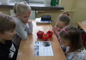 Poznajemy warzywa- na lekcji w klasie IIa
